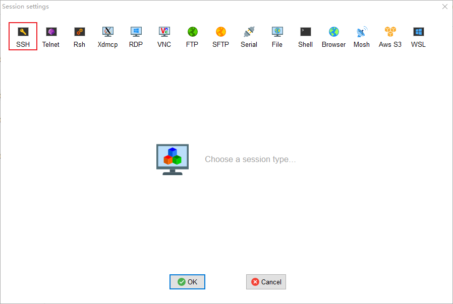2.5 选择 SSH